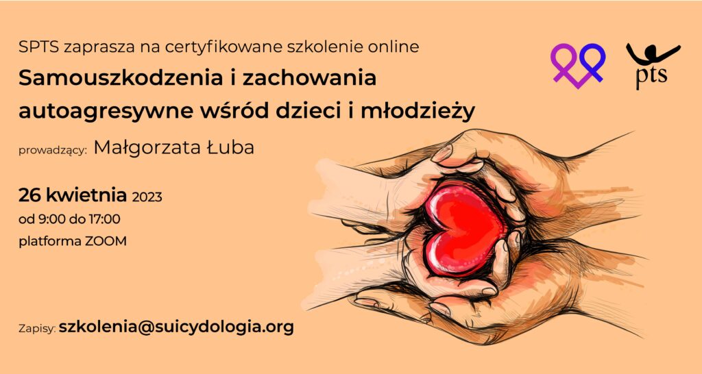26.04.2023 Samouszkodzenia i zachowania autoagresywne u dzieci i młodzieży